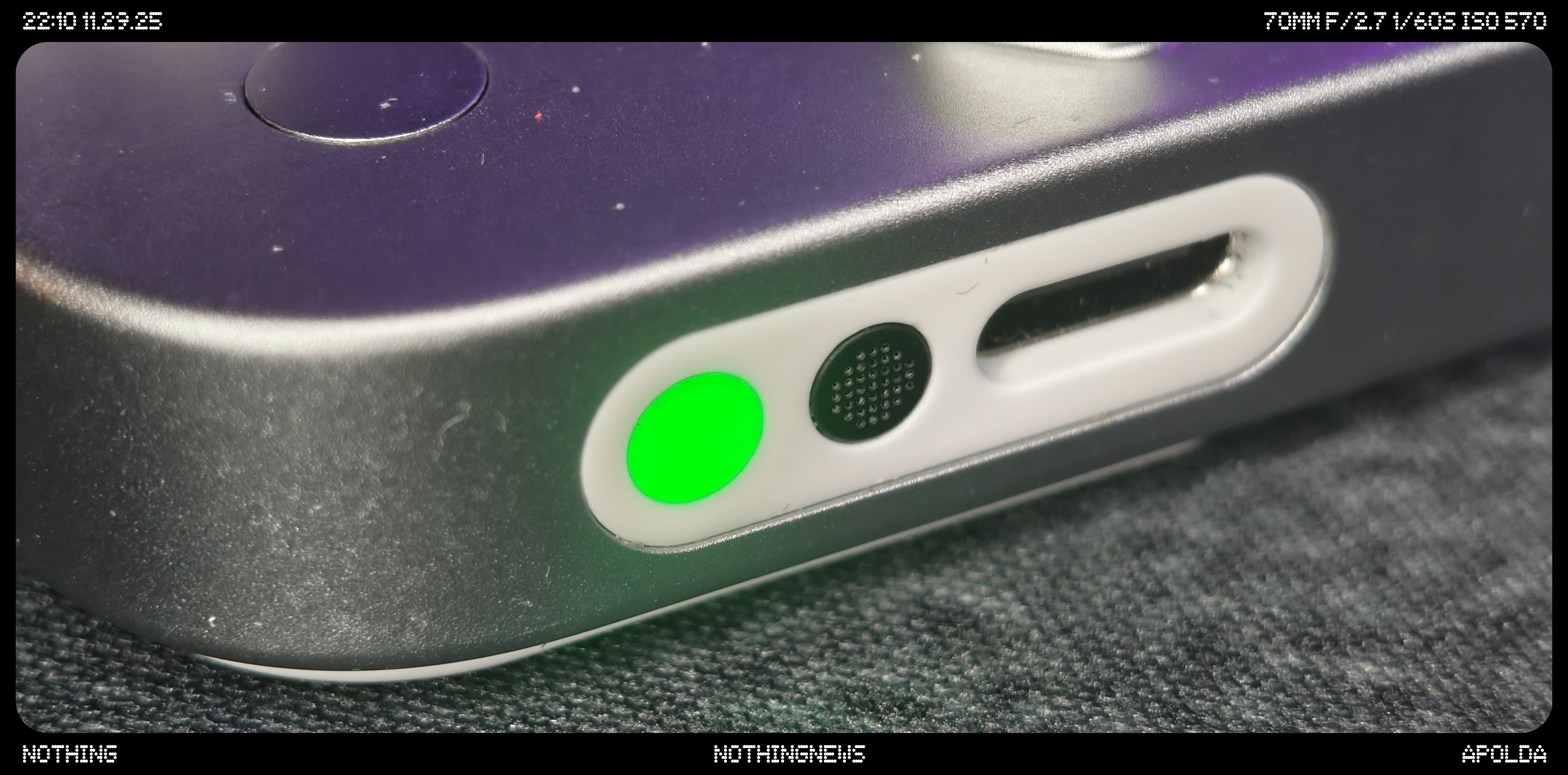 Die grüne Lampe zeigt das aktivierte Super-Mic an